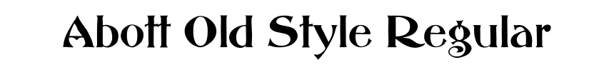 Abott Old Style Regular