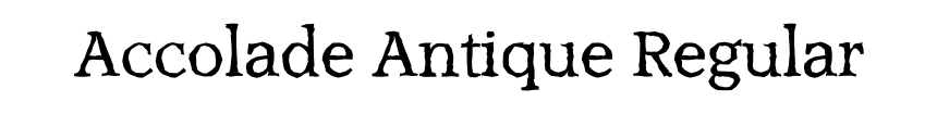 Accolade Antique Regular