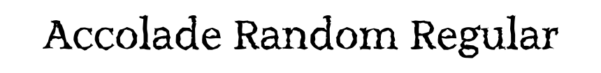 Accolade Random Regular