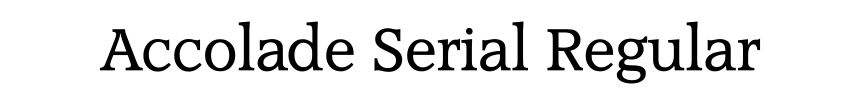 Accolade Serial Regular