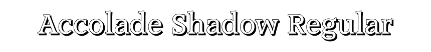 Accolade Shadow Regular