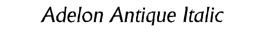 Adelon Antique Italic