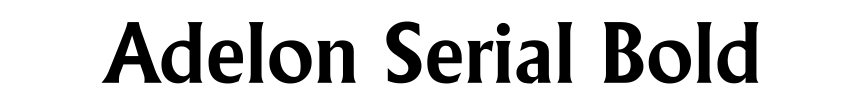 Adelon Serial Bold