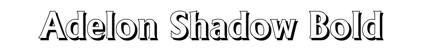 Adelon Shadow Bold