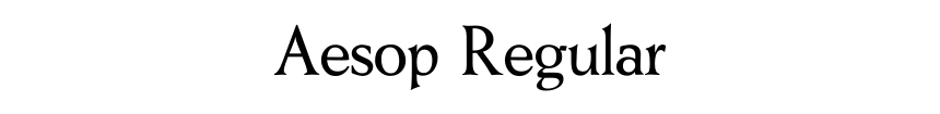 Aesop Regular
