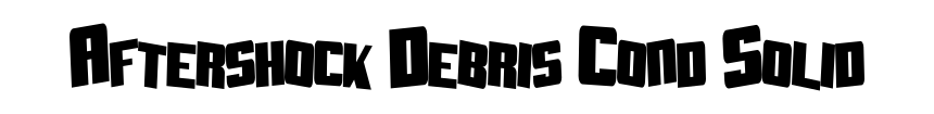 Aftershock Debris Cond Solid