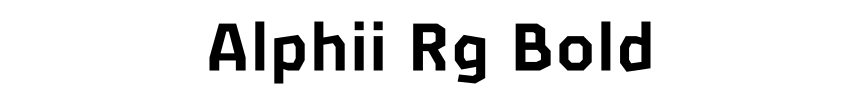 Alphii Rg Bold