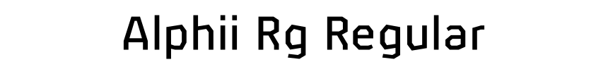 Alphii Rg Regular