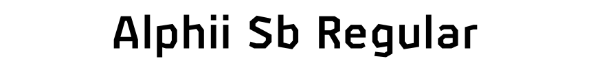 Alphii Sb Regular