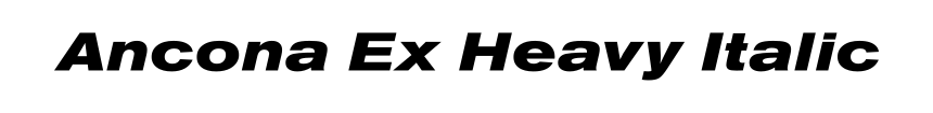 Ancona Ex Heavy Italic
