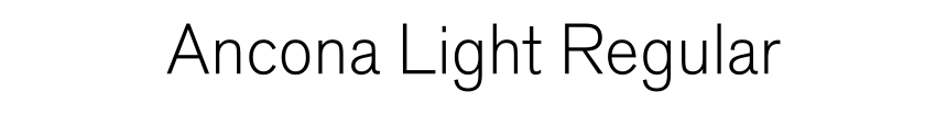 Ancona Light Regular
