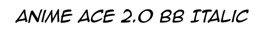 Anime Ace 2.0 BB Italic