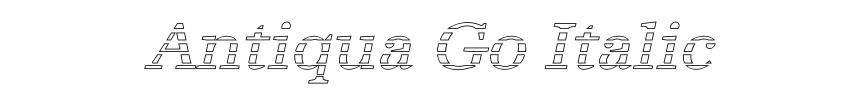 Antiqua Go Italic