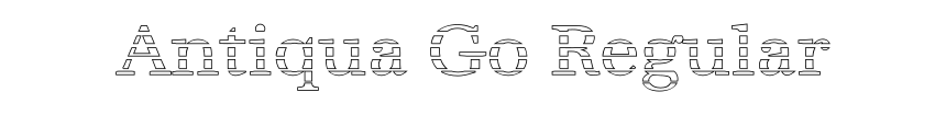Antiqua Go Regular