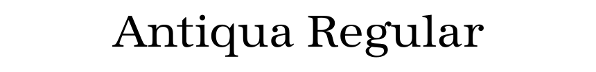 Antiqua Regular
