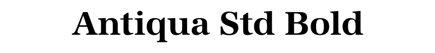 Antiqua Std Bold