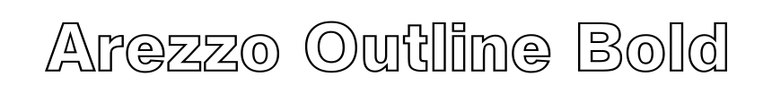 Arezzo Outline Bold