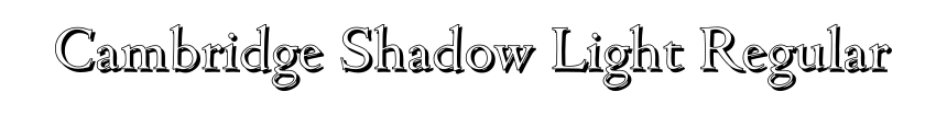 Cambridge Shadow Light Regular