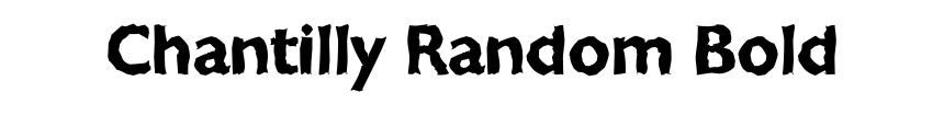 Chantilly Random Bold