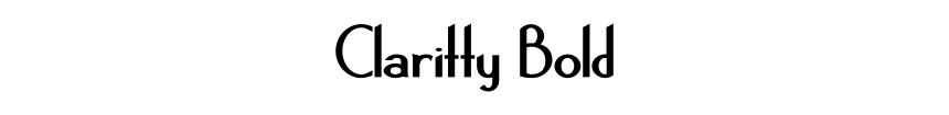 Claritty Bold