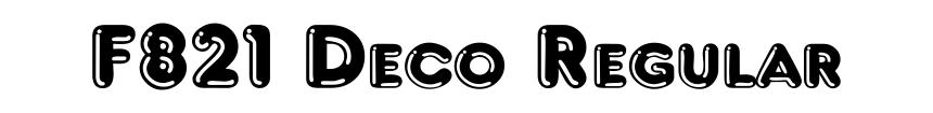 F821 Deco Regular preview