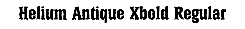Helium Antique Xbold Regular