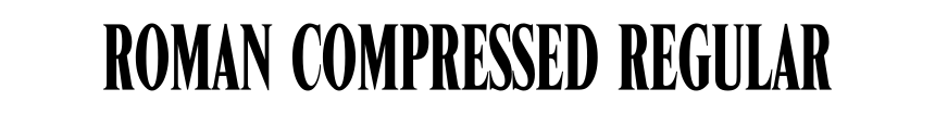 Roman Compressed Regular