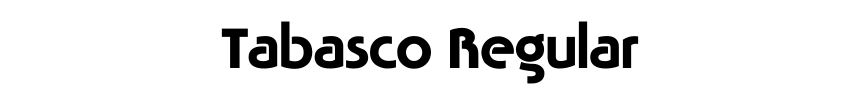 Tabasco Regular preview