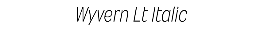Wyvern Lt Italic